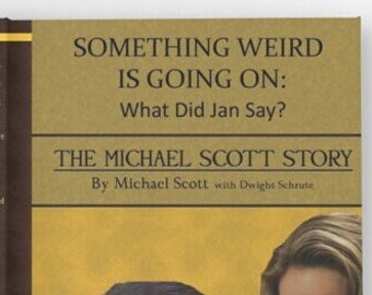 The Office Something Weird Is Going On: What Did Jan Say? Hardcover Journal