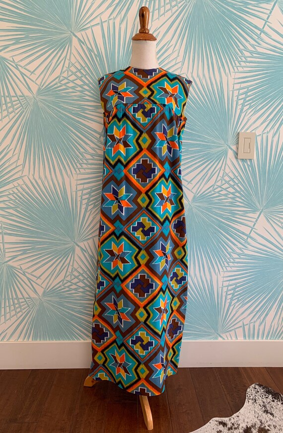 Vintage 1960s Mod Sheath Dress - image 4