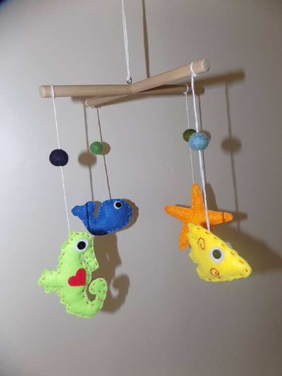 sea life baby mobile