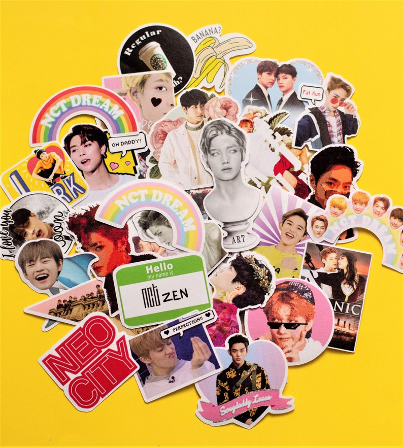 Nct Stickers Nct edits Kpop Etsy