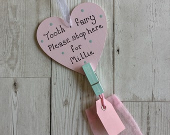 Tooth Fairy Door Sign, Childrens Bedroom, Fairy Door