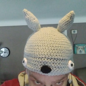 Totoro-inspired Hat Crochet Pattern