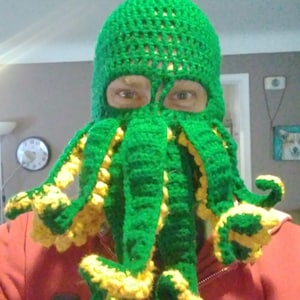 Cthulhu Balaclava Crochet Pattern