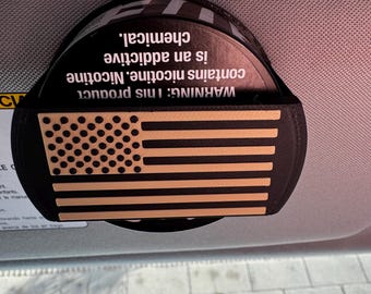3D Printed R0gue Sun Visor Can Holder – Personalized USA Made Metal Clip