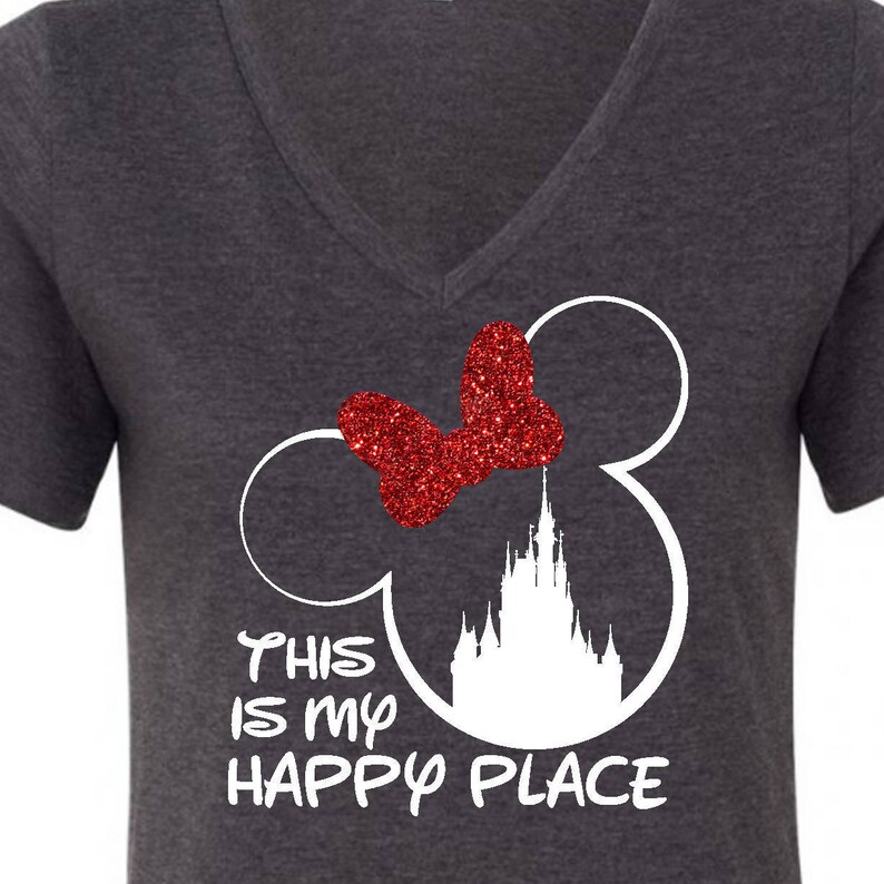 This is My Happy Place Disney Tshirt / Disneyworld / Etsy