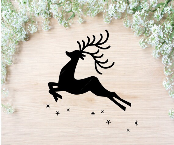 Download Reindeer Svg Christmas Svg File Reindeer Cut File Reindeer Etsy