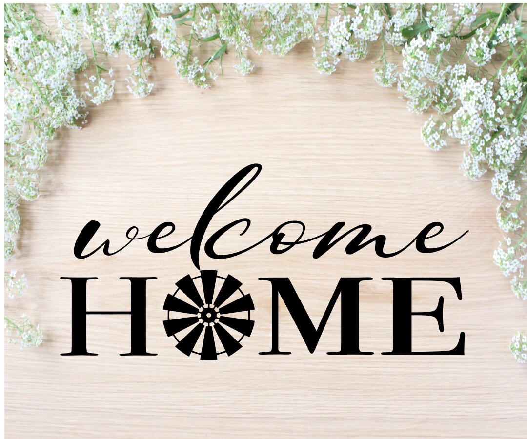 Free Free 84 Welcome Home Sign Svg SVG PNG EPS DXF File