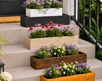 Cedar Planter, Planter Box, Outdoor Planters, Succulent Planter, Wooden Planter, Window Planter box, Flower Box, Herb Planter,