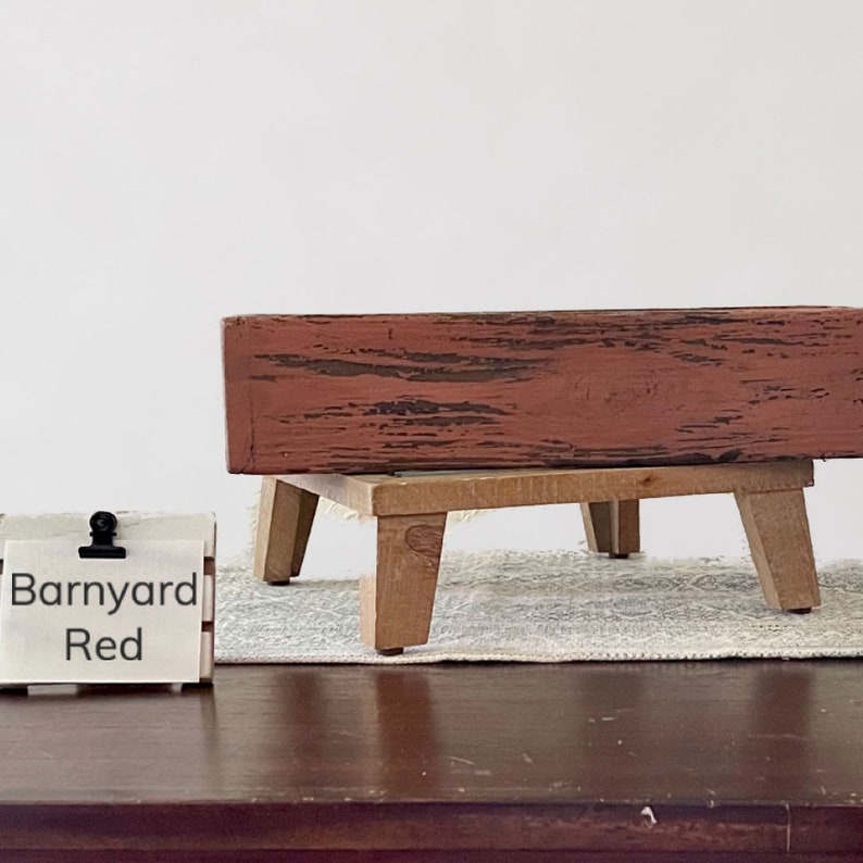 Reclaimed Wood Indoor/Outdoor Planter Box Great for Succulents, Cactus, Wooden Planter Box, Planter Barnyard Red