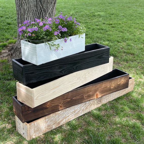 Reclaimed Wood Indoor/Outdoor Planter Box Great for Etsy