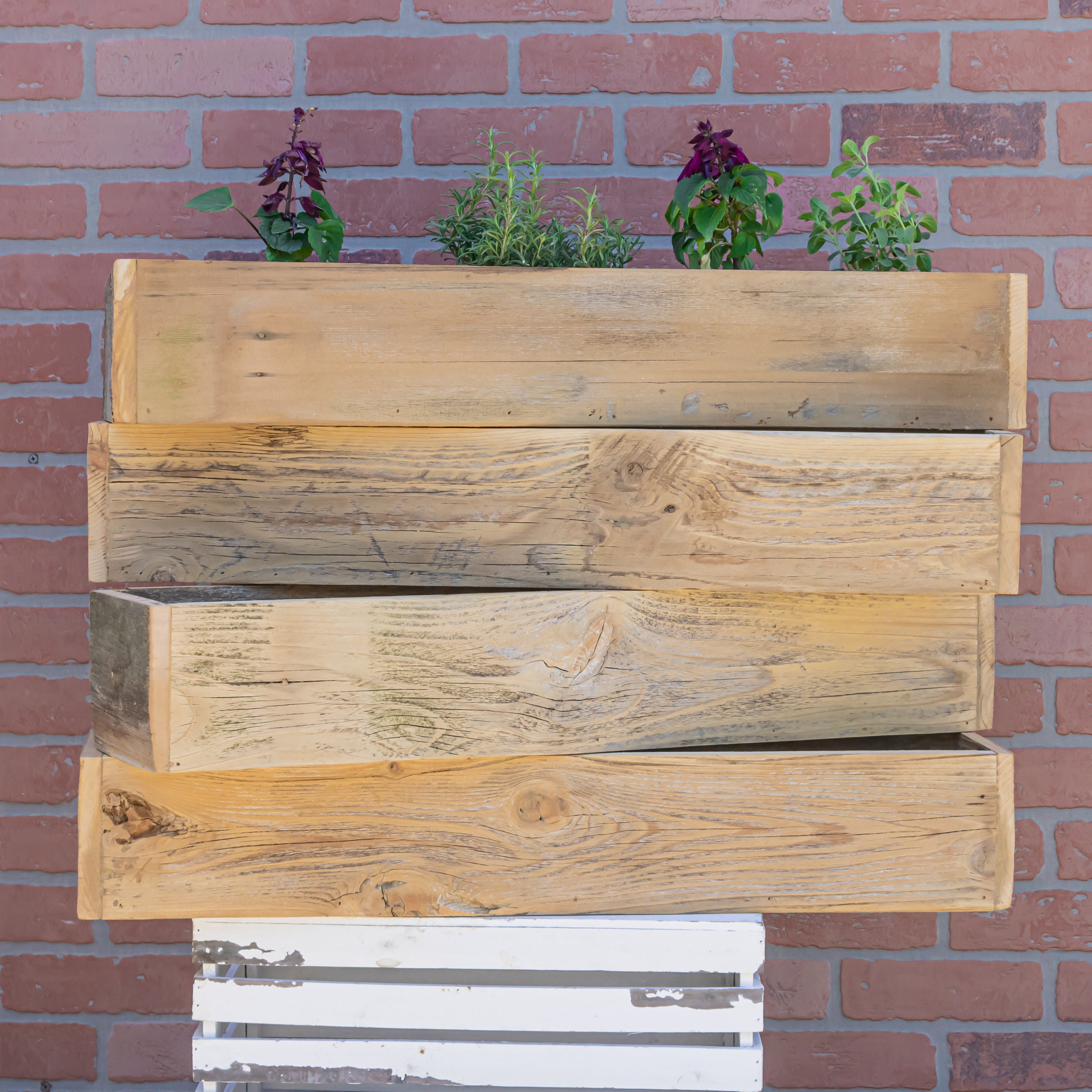 Reclaimed Wood Indoor/Outdoor Planter Box Great for Etsy