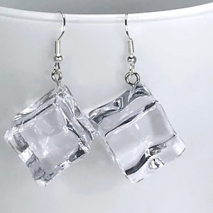 ICE CUBE EARRINGS resin kawaii punk retro