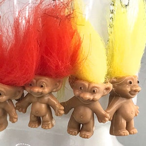 TROLL DOLL EARRINGS retro several colours image 6