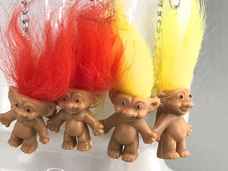 TROLL DOLL EARRINGS retro several colours image 6