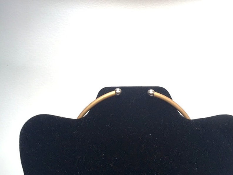 BLACK LEATHER CHOKER rose P U leather and real leather gold choker torque irish style gift for her elegant art nouveau adjustable