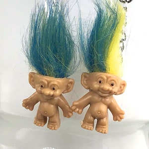 TROLL DOLL EARRINGS retro several colours image 8