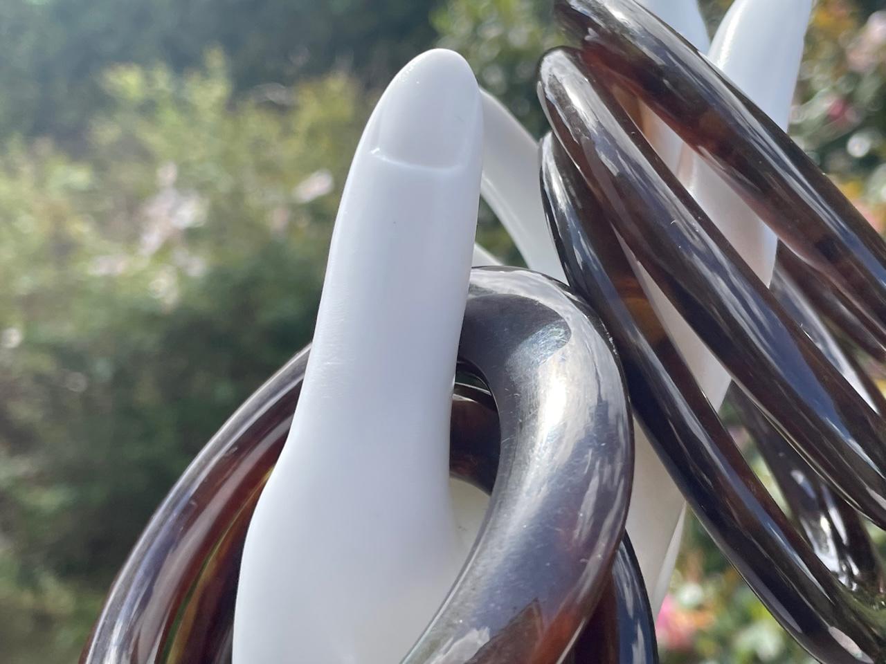 ルーサイト ルートビア アシンメトリー スタッキングバングルセット x