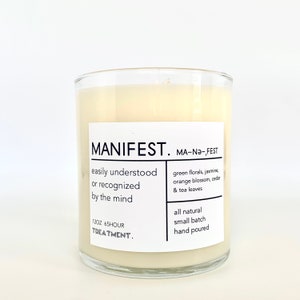 MANIFEST Soy Candle