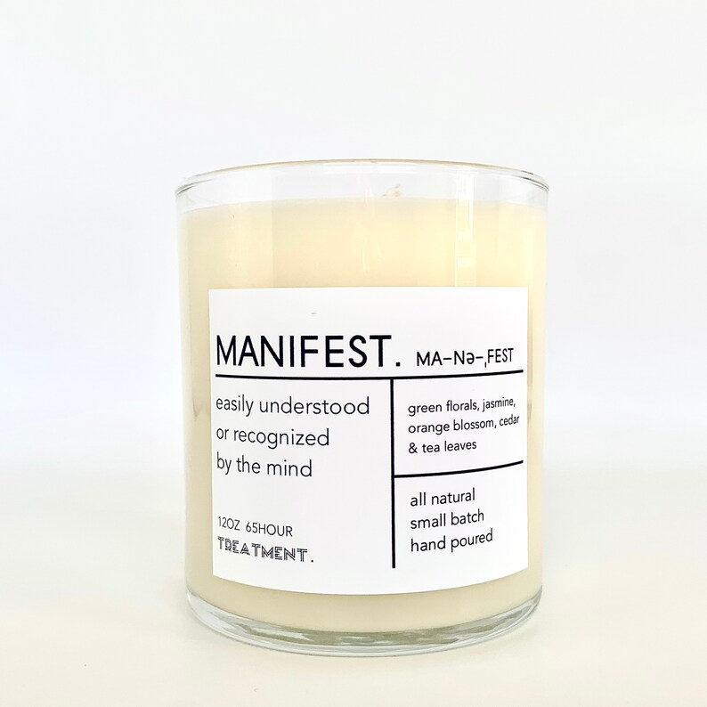 MANIFEST Soy Candle image 1