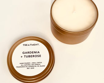 Gardenia Tuberose Soy Candle