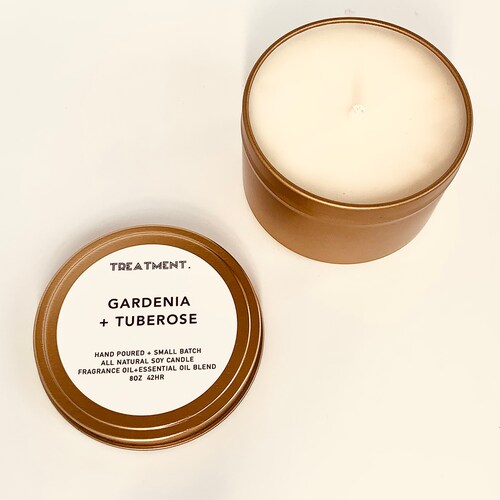 Gardenia Tuberose Soy Candle Etsy