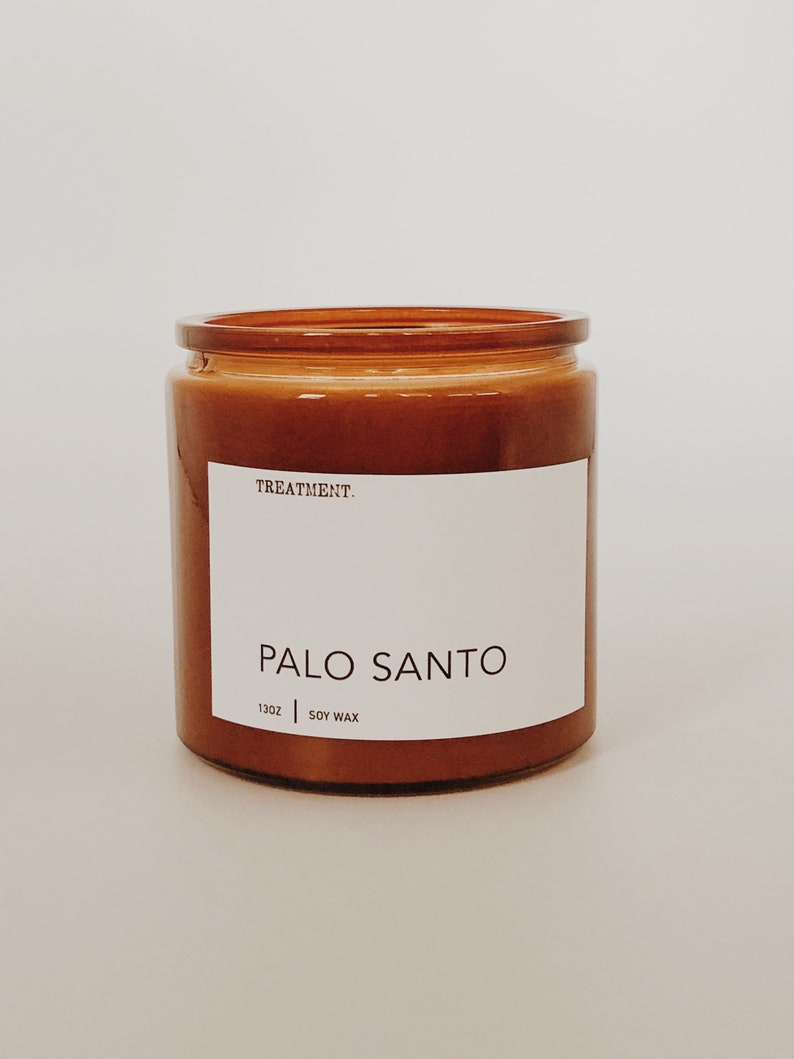 NEW PALO SANTO Soy Candle image 0