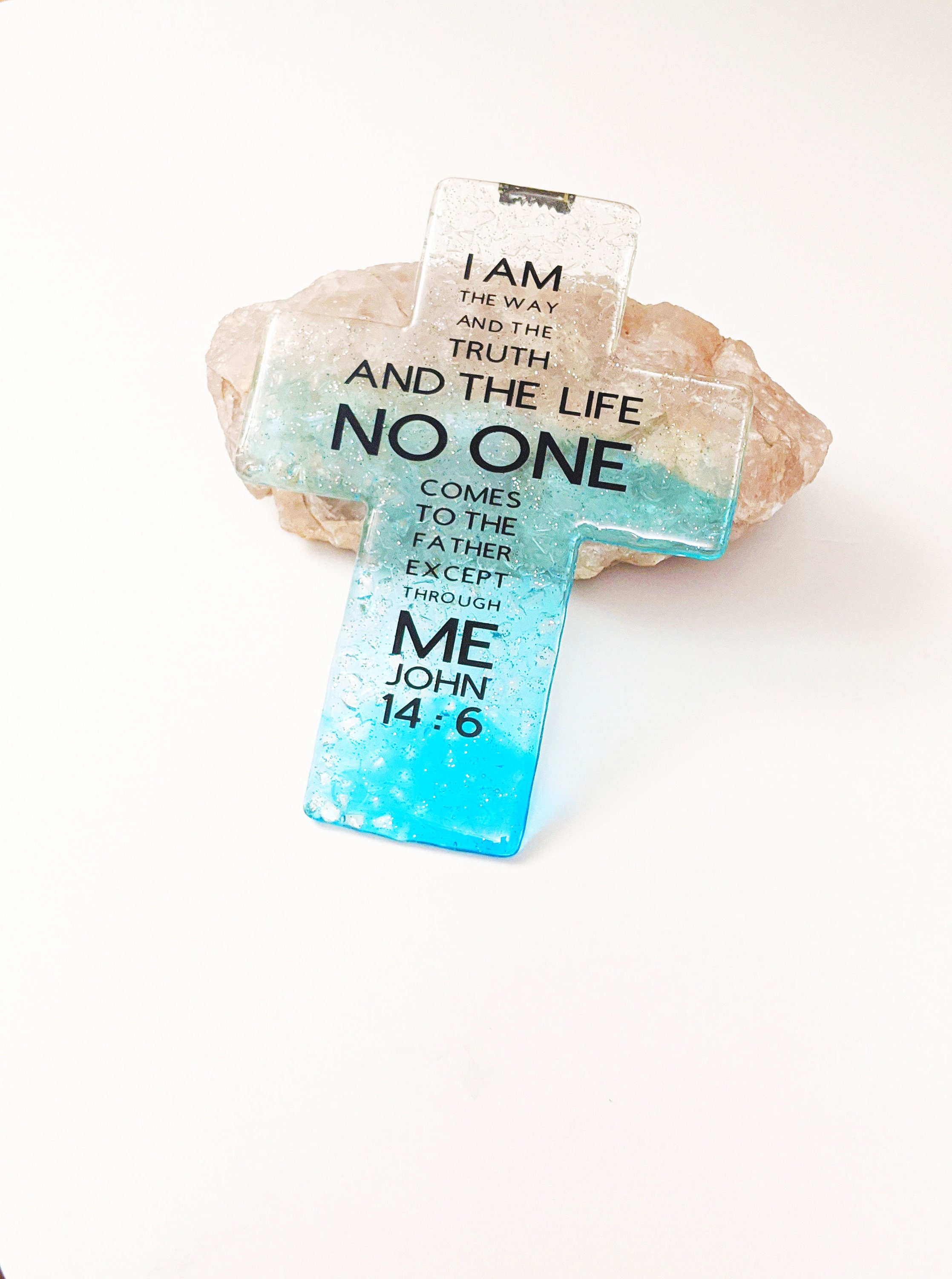 Resin Cross Wall Decor Bible Verse Wall Art Christian Wall Etsy