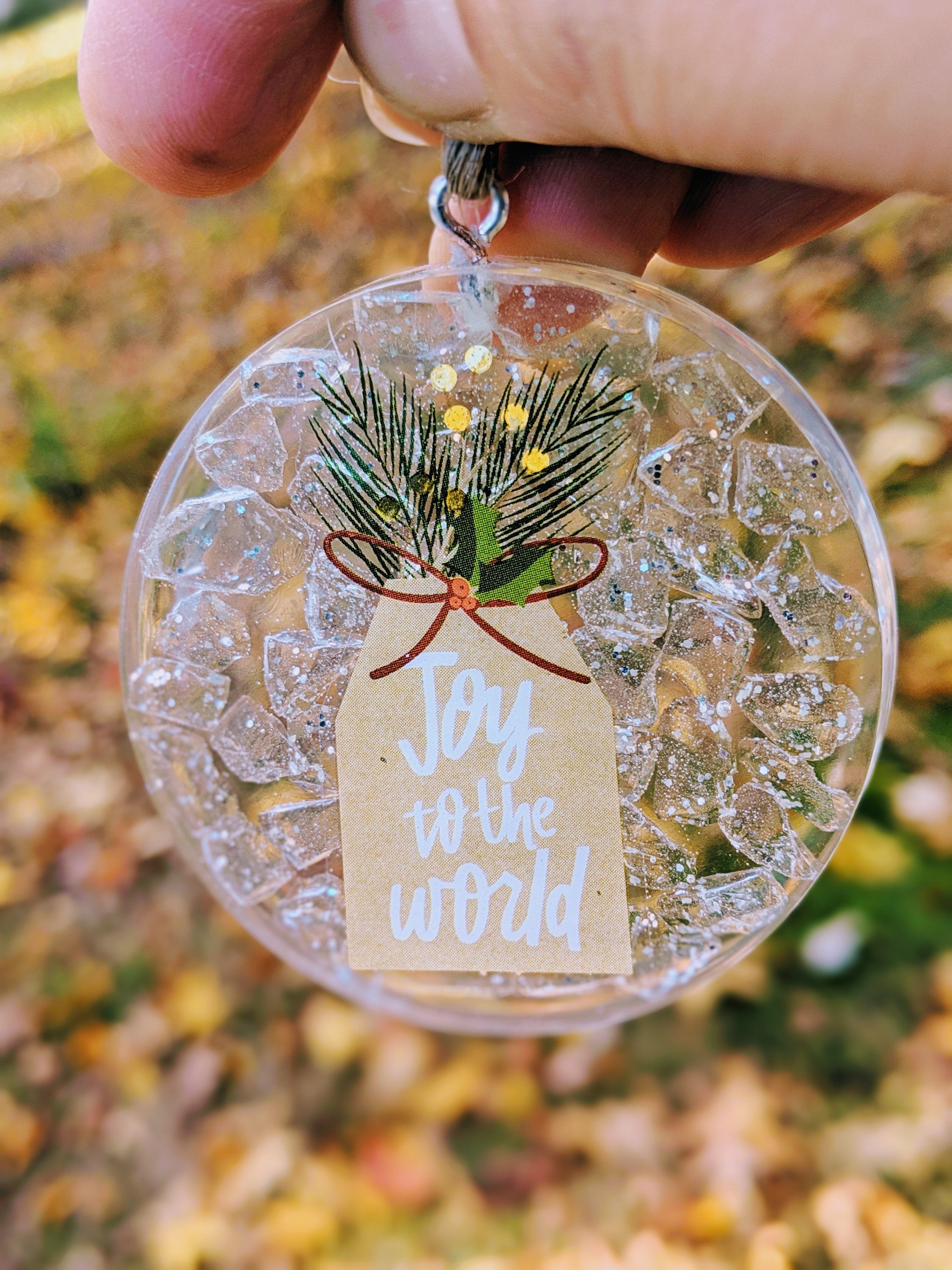 Resin Christmas Ornaments Handmade Holiday Decor Christmas  Etsy
