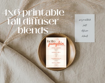 4 x 6 herfstdiffuser blends print (digitale download)