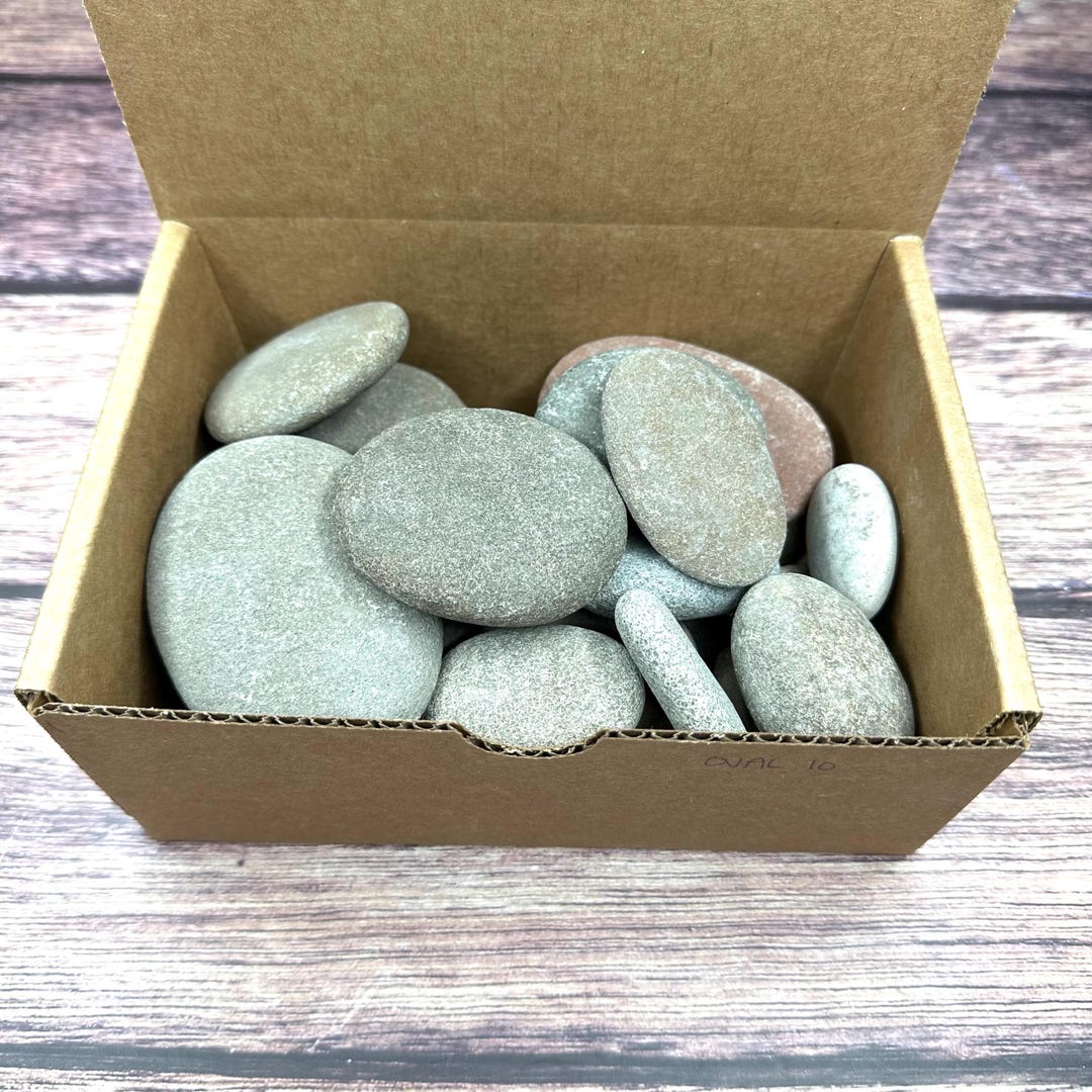 2kg Natural Rocks Blanks for Painting OVAL 10 | Dot Mandala Stones ...