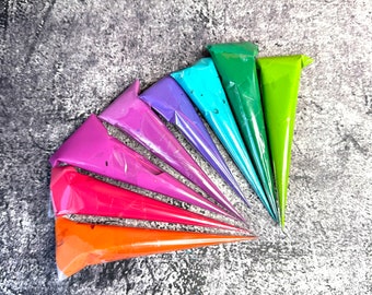 Set Nummer vier 8er Farbkegel-Set | gefüllte Farbkegel | Amsterdamer Acrylfarben | gefüllten Henna-Zapfen