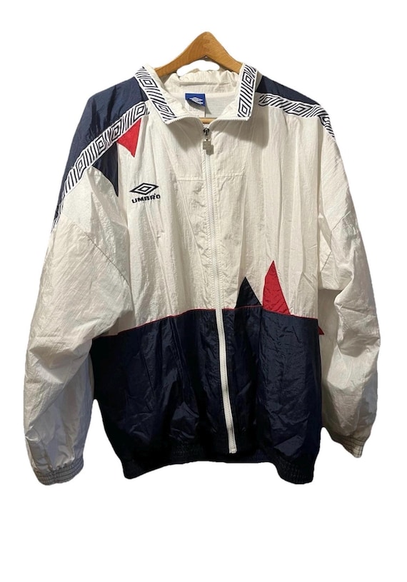 ウェア ENGLAND 90s WINDBREAKER Vintage 90's Umbro England World Cup Football Windbreaker Soccer