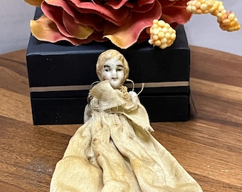Poupée Miniature Allemande En Biscuit (Keepwie) – Circa 1900 – 10 Cm – Garçon Ancien