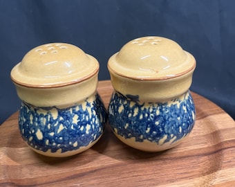 Vintage Pfaltzgraff American Pottery Salt & Pepper Shaker Set From Museum of Folk Art