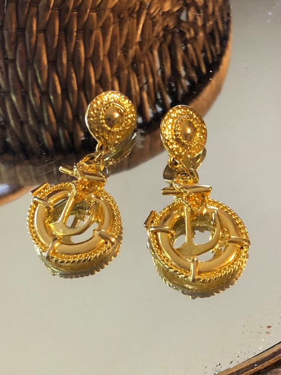 Vintage solid brass rope Gem