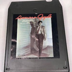 Vintage 1980 American Gigolo Original Soundtrack Recording 8T1-6259 8 Track Tape ~1980s Music