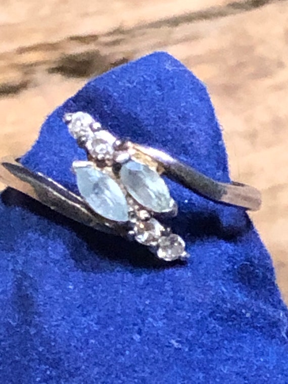 Avon aquamarine ring clearance