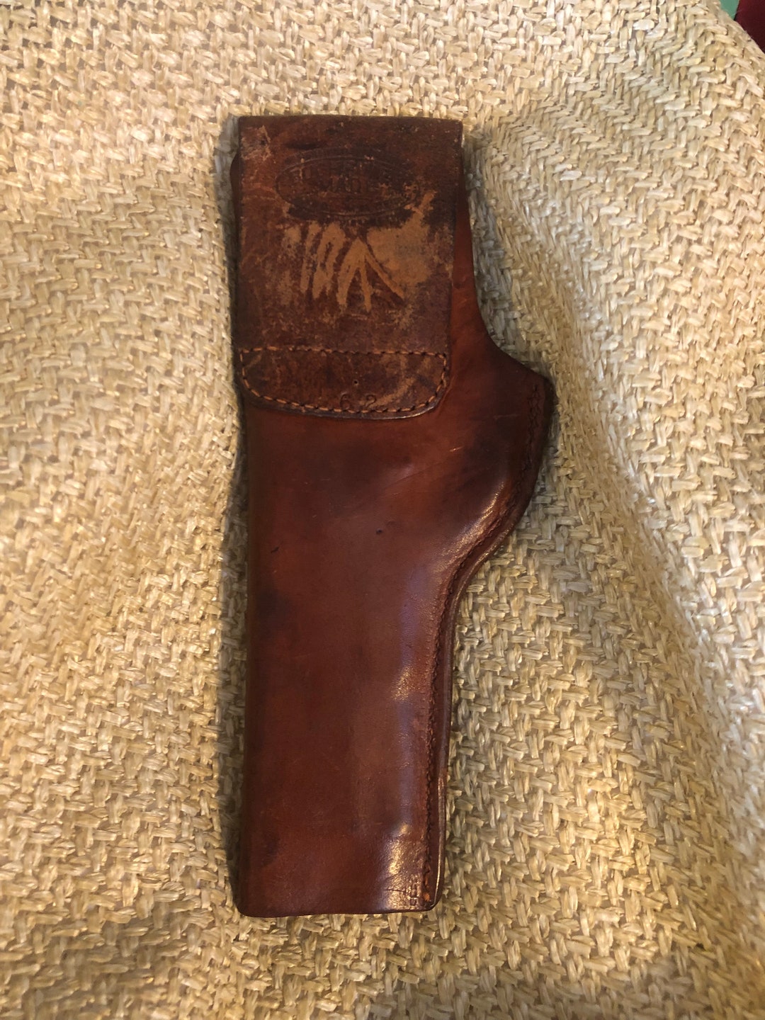 Vintage Mid Century Bucheimer John Maurice Colt Python 2.5 Real Leather