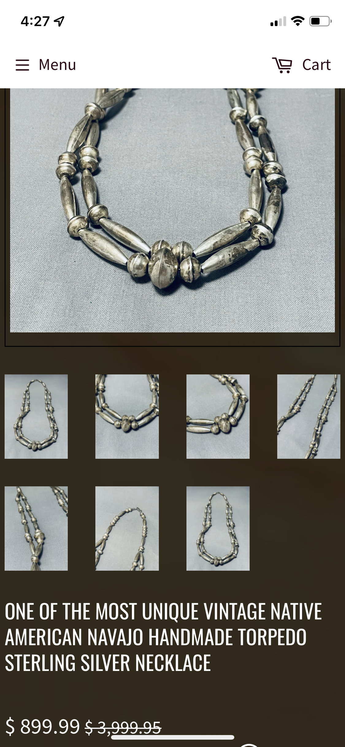One Of The Most Unique Vintage Native American Navajo Handmade Torpedo Sterling Silver Necklace One Of The Most Unique Vintage Native American Navajo Handmade Torpedo Sterling Silver Necklace