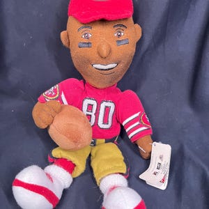 Vintage 1999 Highlight San Francisco 49ers JERRY Rice 12” Plush Collectible Toy w Tag