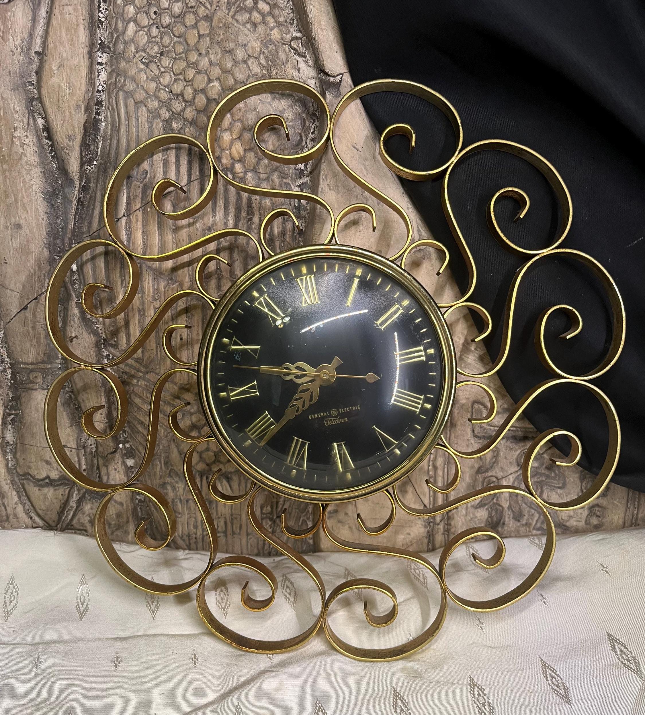 Vintage 1950s Telechron GE Electric Clock - Etsy