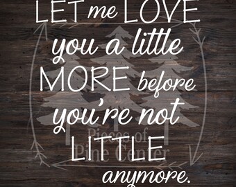 Let Me Love You Vinyl Decal – Nursery Wall Art Sticker