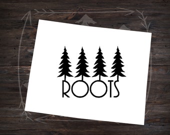 Wyoming Roots Vinyl Decal - State Pride Sticker