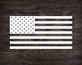 American Flag Vinyl Decal – Stars & Stripes USA Car/Truck Decal