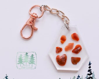 Keychain - Minnesota Agate Keychain - Handpicked Agates - Unique Gift - Agates - Keychain