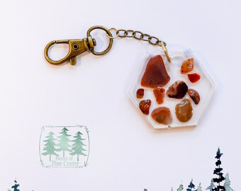 Keychain - Minnesota Agate Keychain - Handpicked Agates - Unique Gift - Agates - Keychain