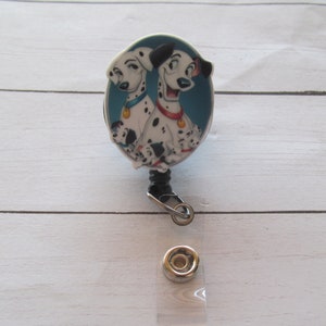 Dalmatian Badge Reel, Acrylic Resin Badge Reel, Badge Reel, Badge Holder, Dog Badge Reel, Animal Badge Reel, Nurse Badge Reel, Nurse Gift