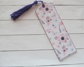 Bookmark, Vinyl Bookmark, Book Accessory, Planner Accessory, Cute Bookmark, Tassel Bookmark