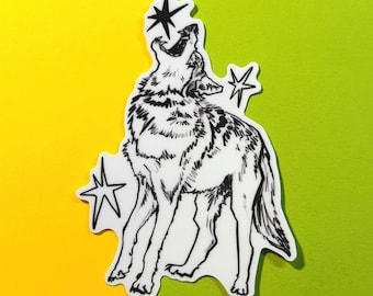 Howling at the Stars | Sticker