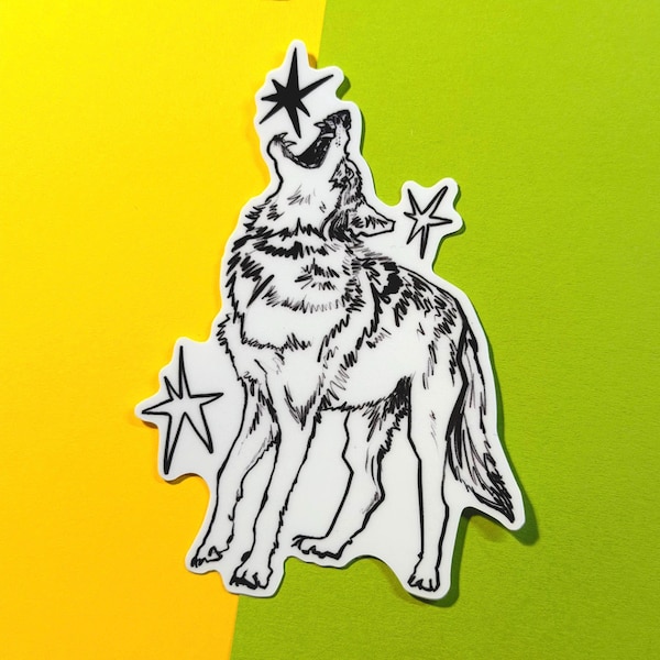 Howling at the Stars | Sticker